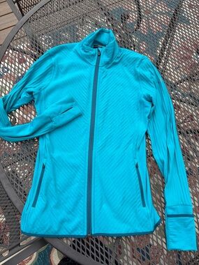 Icebreaker Bright Teal Full-Zip Utility Jacket